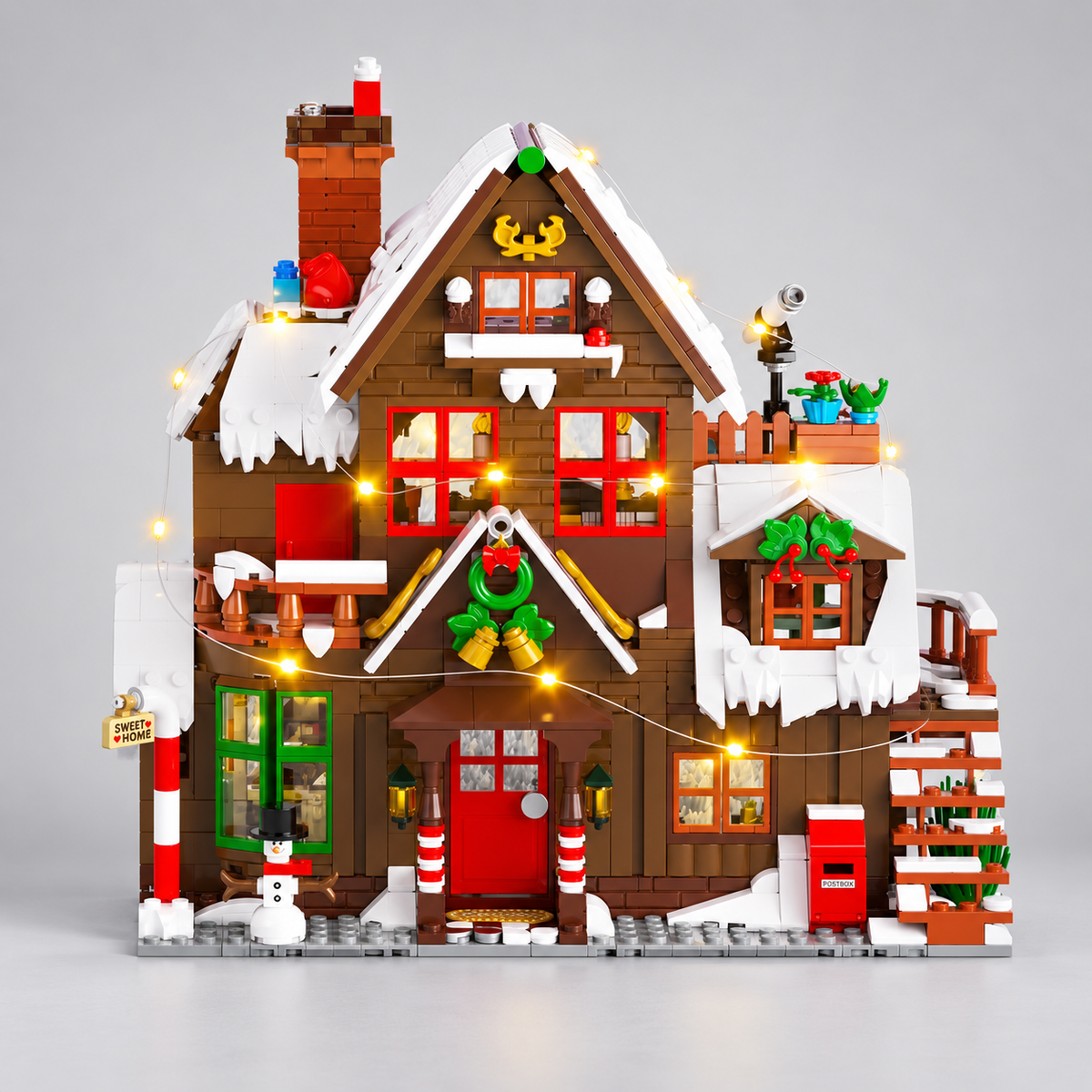 Kerst villa | Bouwsteentjes
