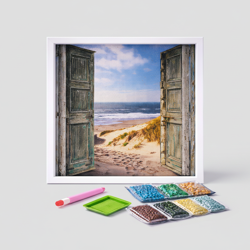 Deur naar de Zee | Diamond Painting