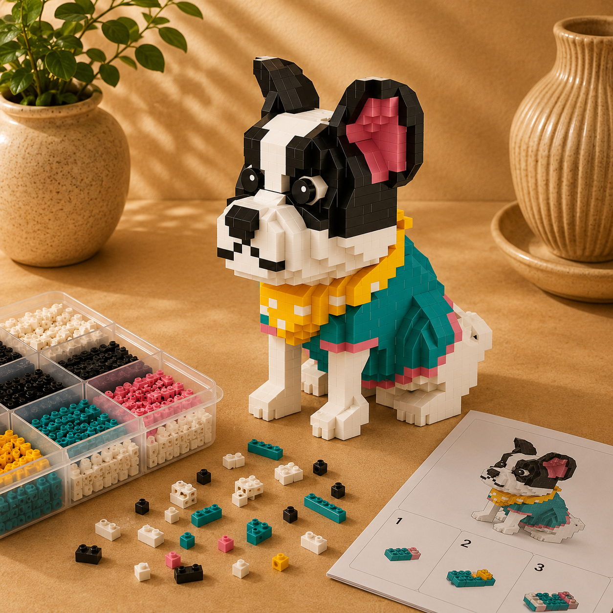 Franse Bulldog | Bouwsteentjes