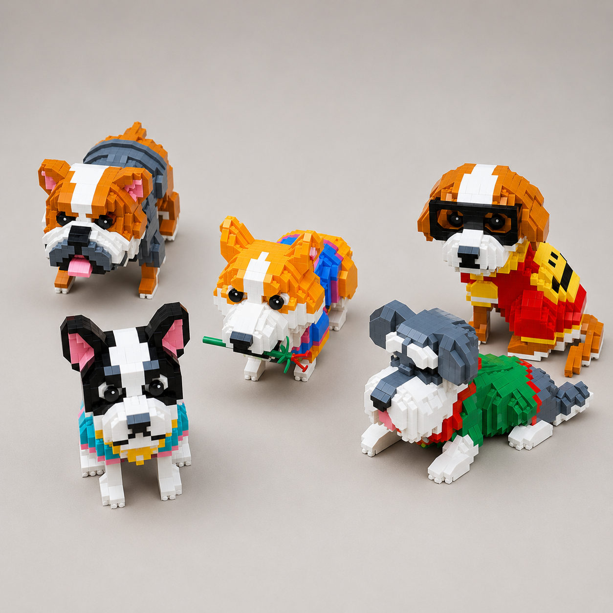 Franse Bulldog | Bouwsteentjes