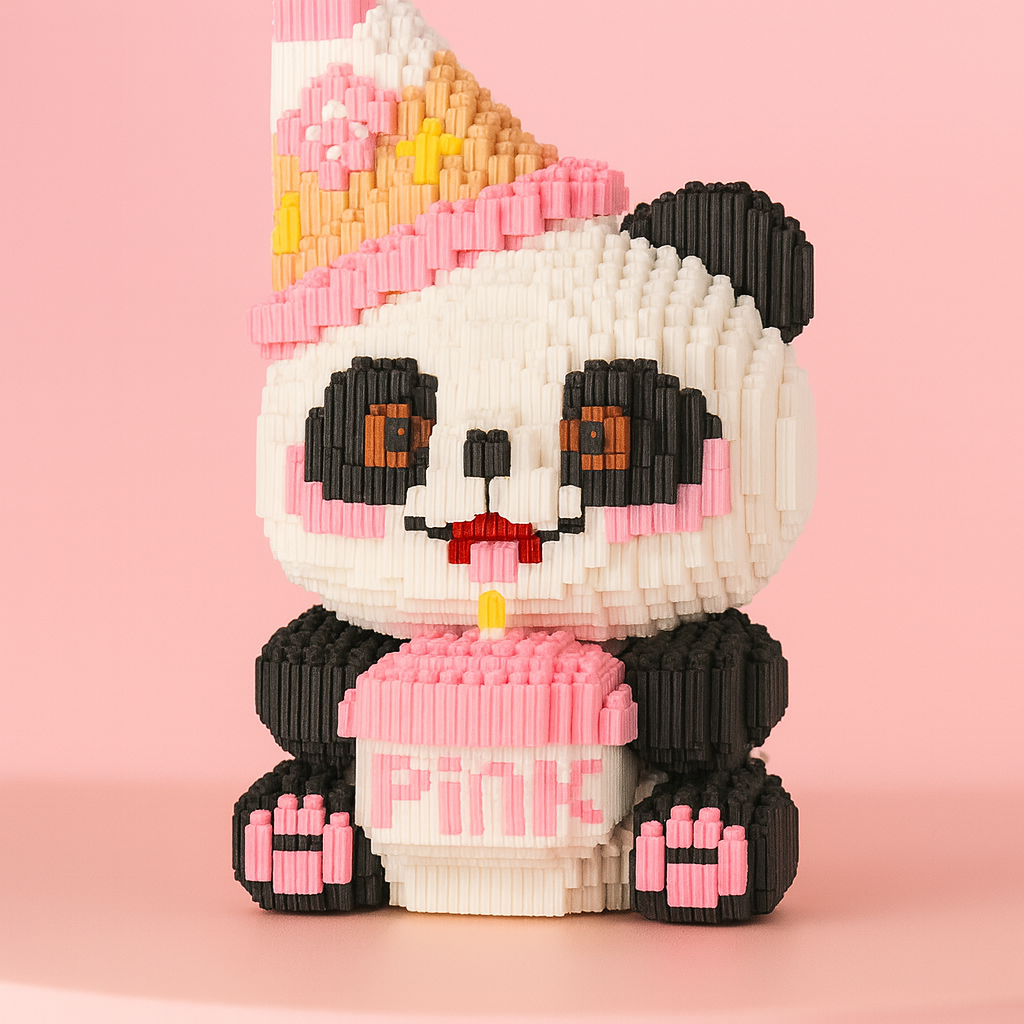 Jarige Panda | Bouwsteentjes