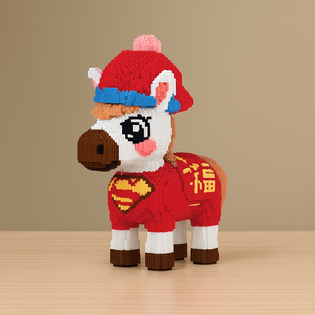 Grappige Pony | Bouwsteentjes