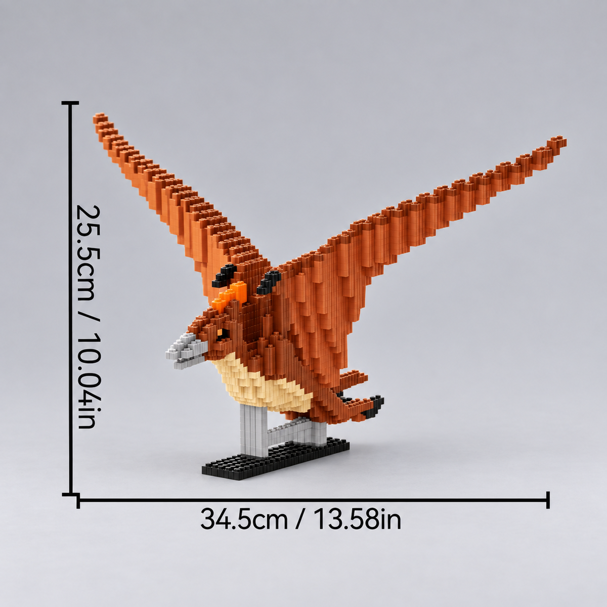 Vliegende pterodactylus | Bouwsteentjes