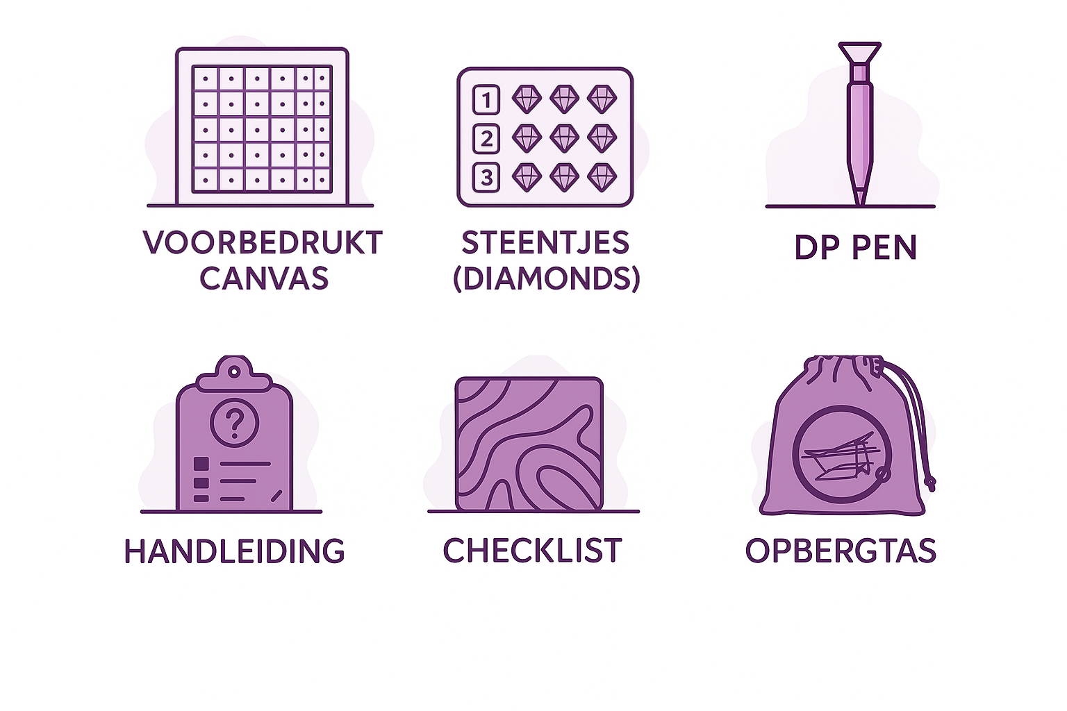 Onderzetters | Bloemen | Diamond painting