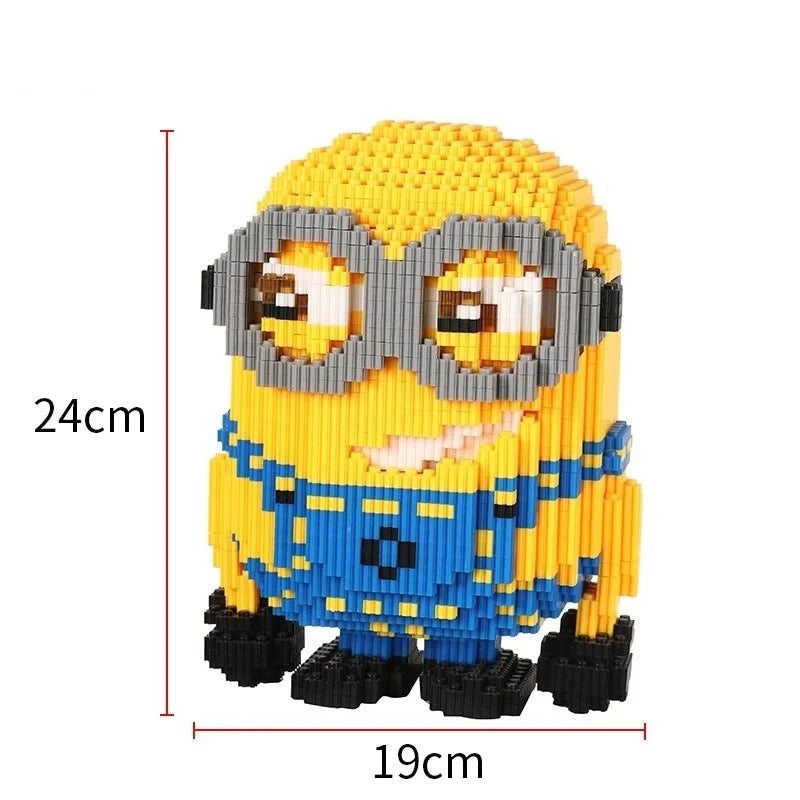 Gele Wezen met bril | Bouwsteentjes