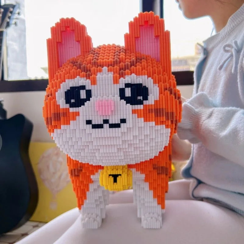 Mega Oranje Kat | Bouwsteentjes