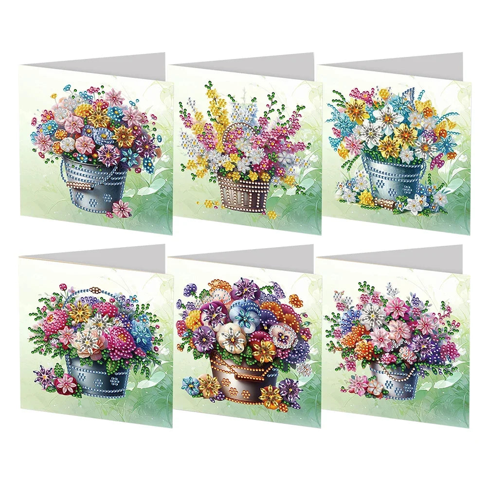Verschillende Kaarten | 6 stuks | Diamond Painting