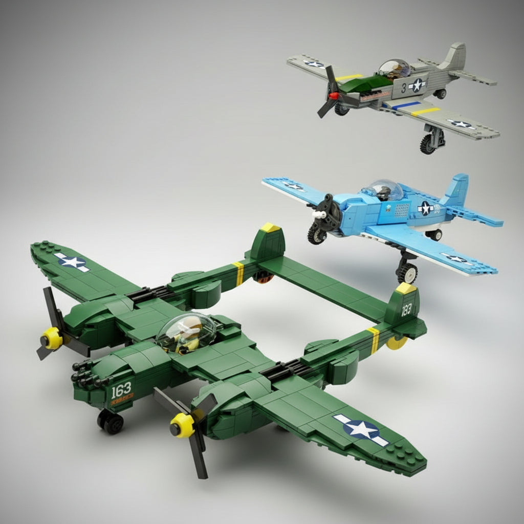 Grijze straaljager | Bouwsteentjes