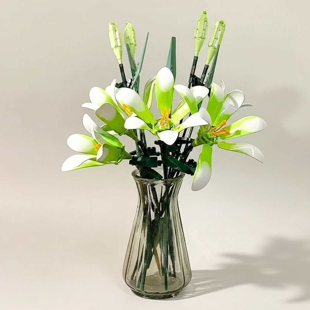 Witte lelies | Bouwsteentjes