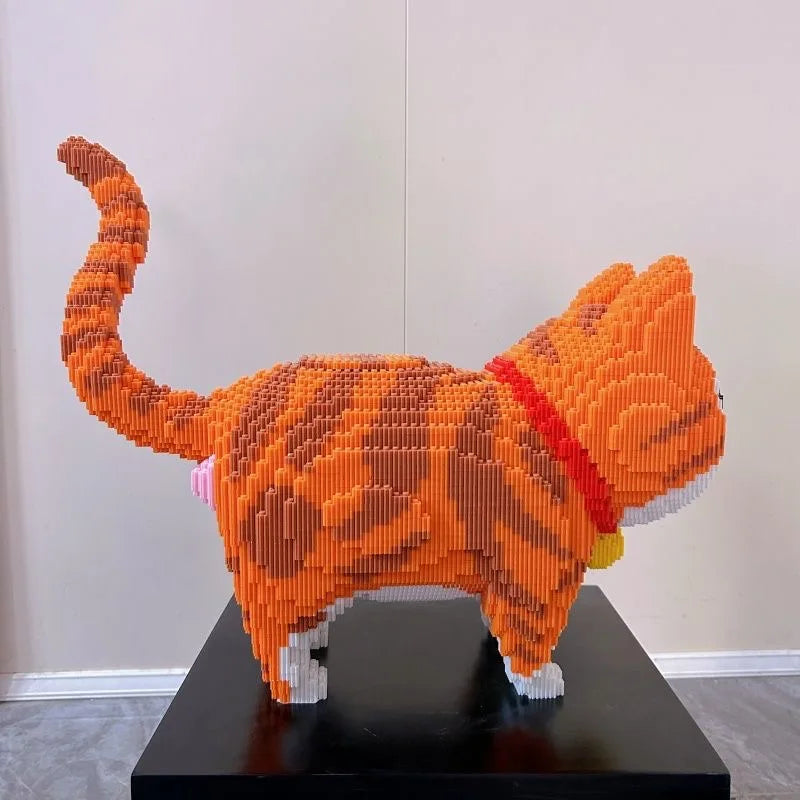 Mega Oranje Kat | Bouwsteentjes