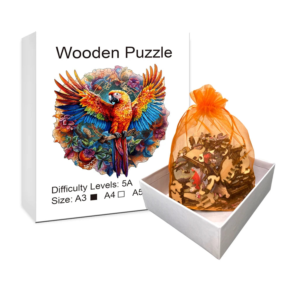 Papegaai | Houten Puzzel