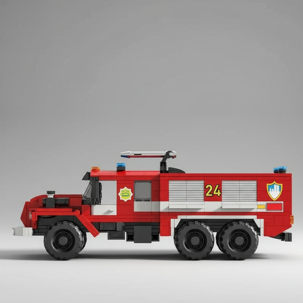 Brandweerauto | Bouwsteentjes