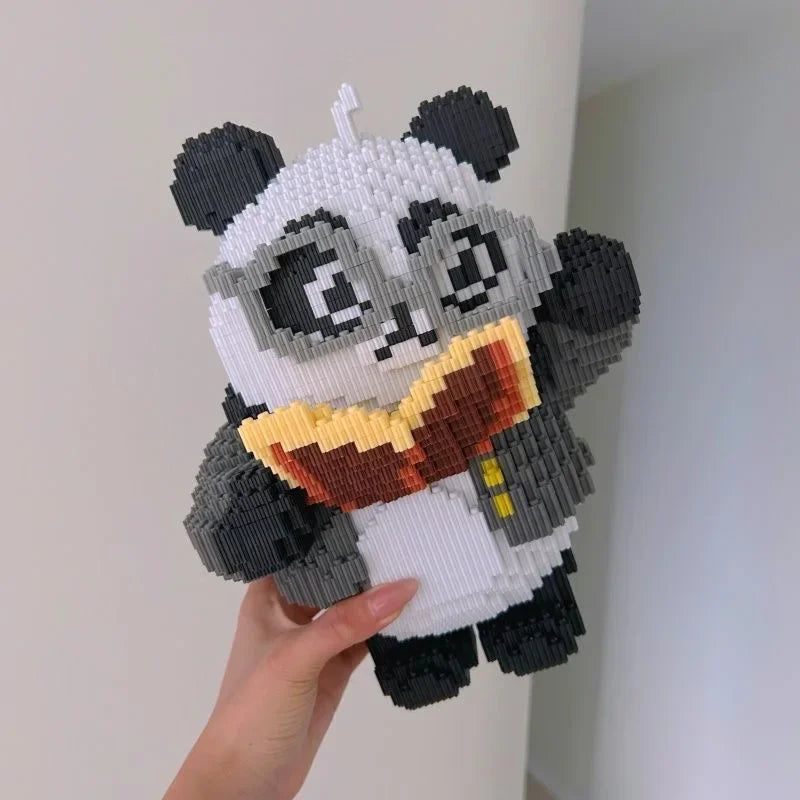 Panda met Boek | Bouwsteentjes
