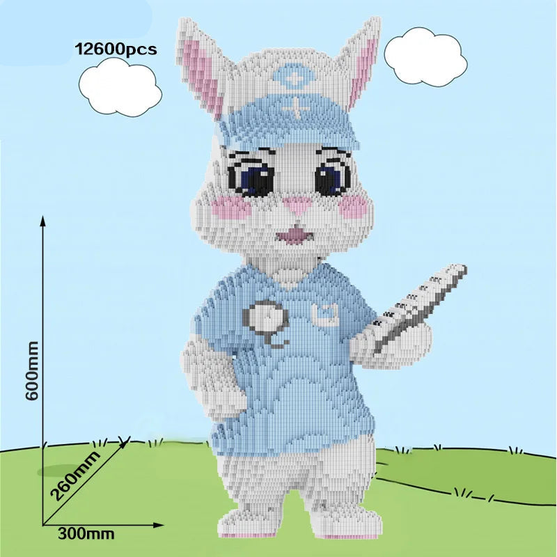 Mega Konijn | Bouwsteentjes