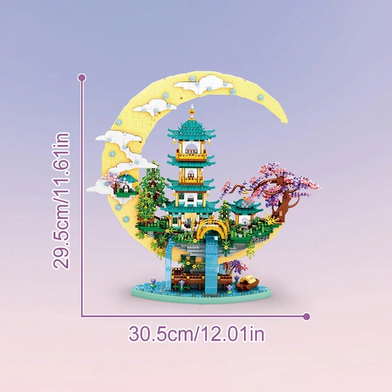 Huis op maan | Bouwsteentjes