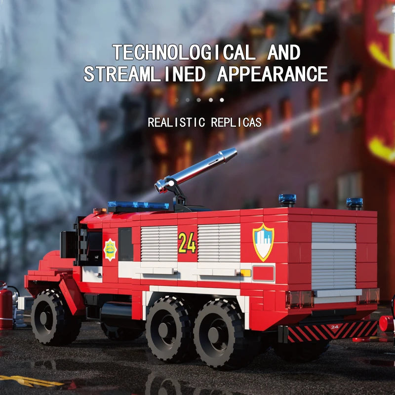 Brandweerauto | Bouwsteentjes