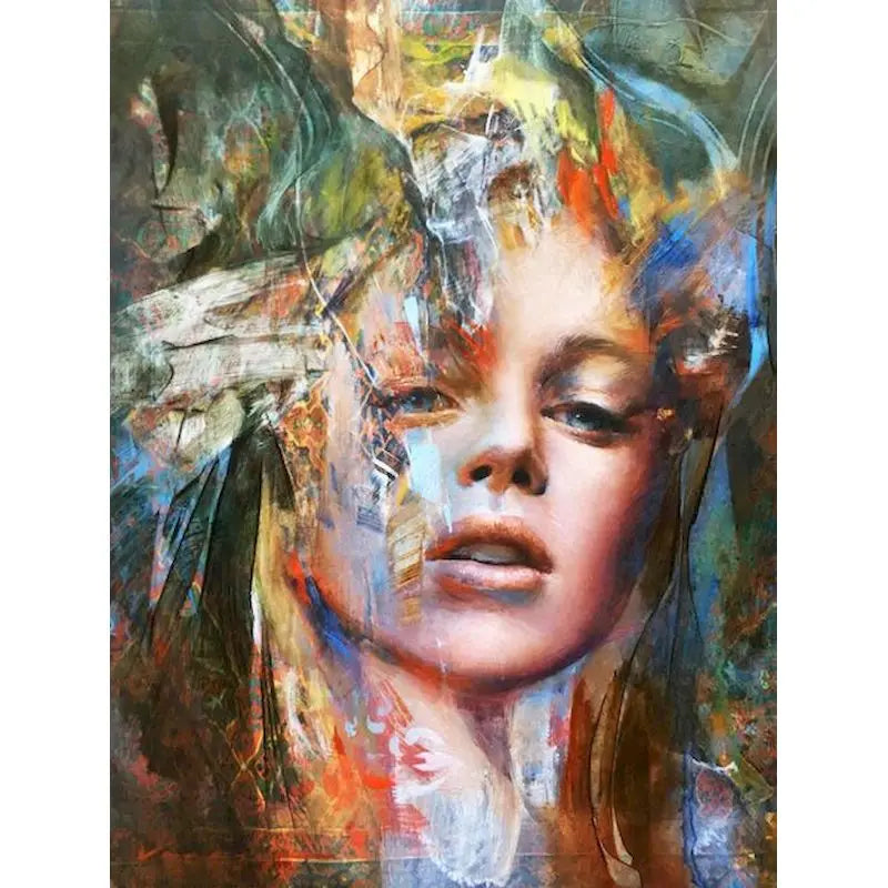 Abstracte vrouw | Schilderen op Nummer