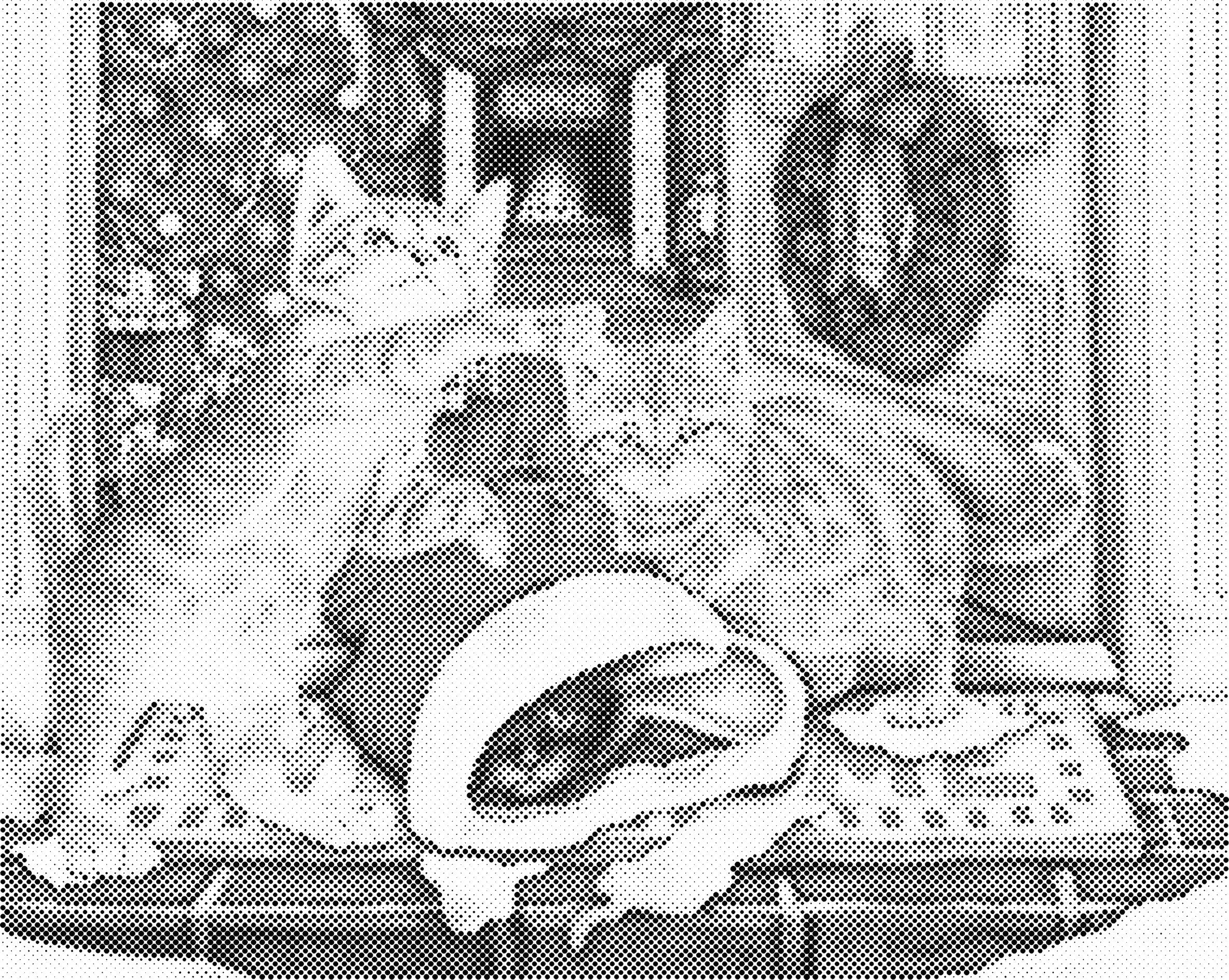 Katten voor de deur | Dot painting