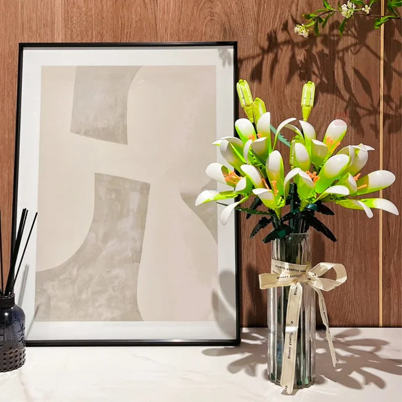 Witte lelies | Bouwsteentjes