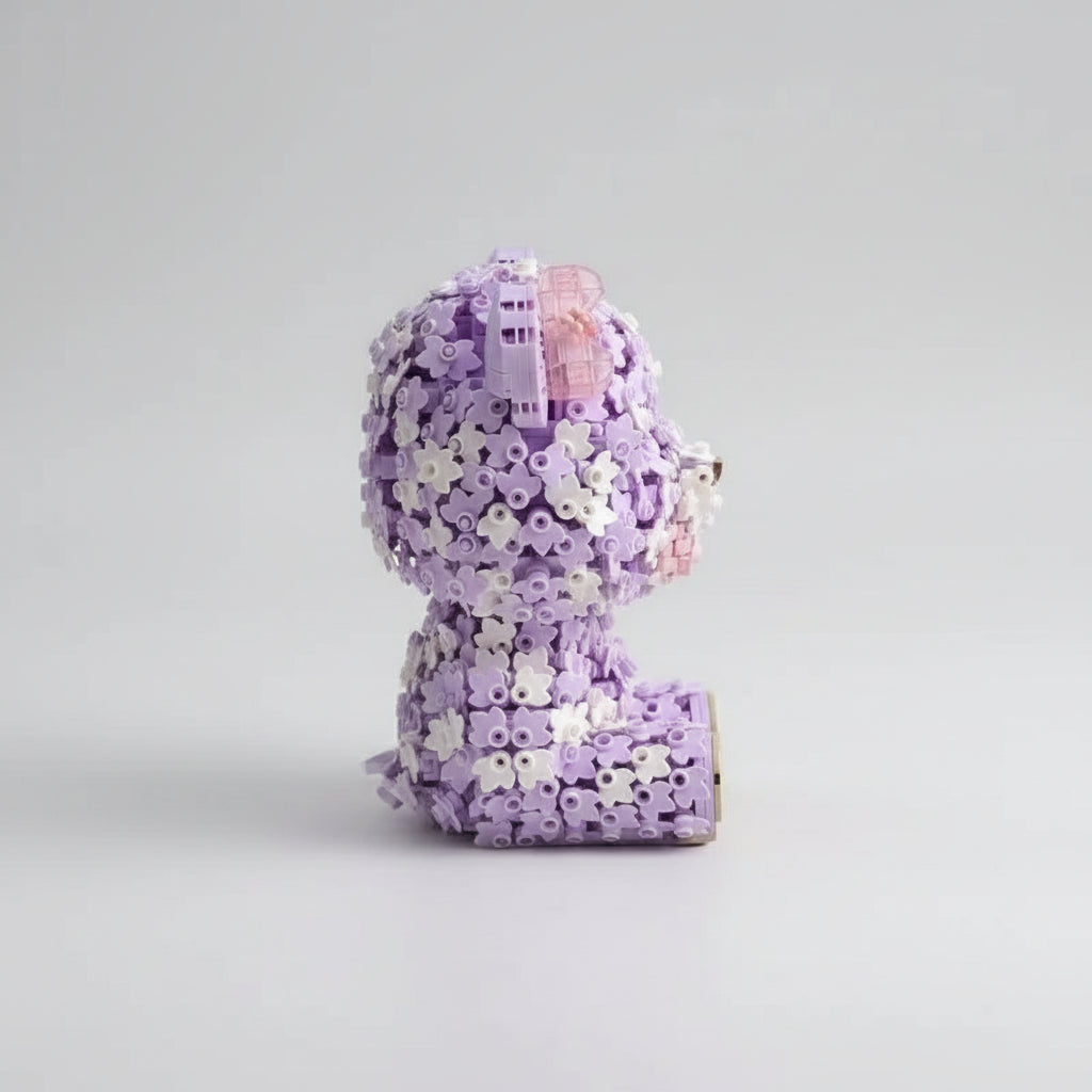 Bloemen beer | Bouwsteentjes