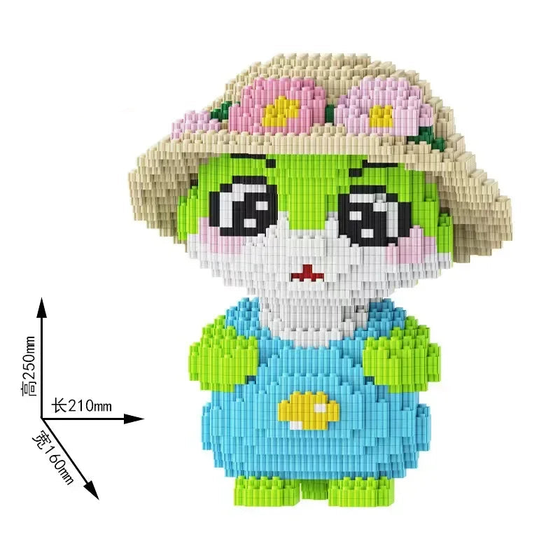 Schildpad met Hoed | Bouwsteentjes