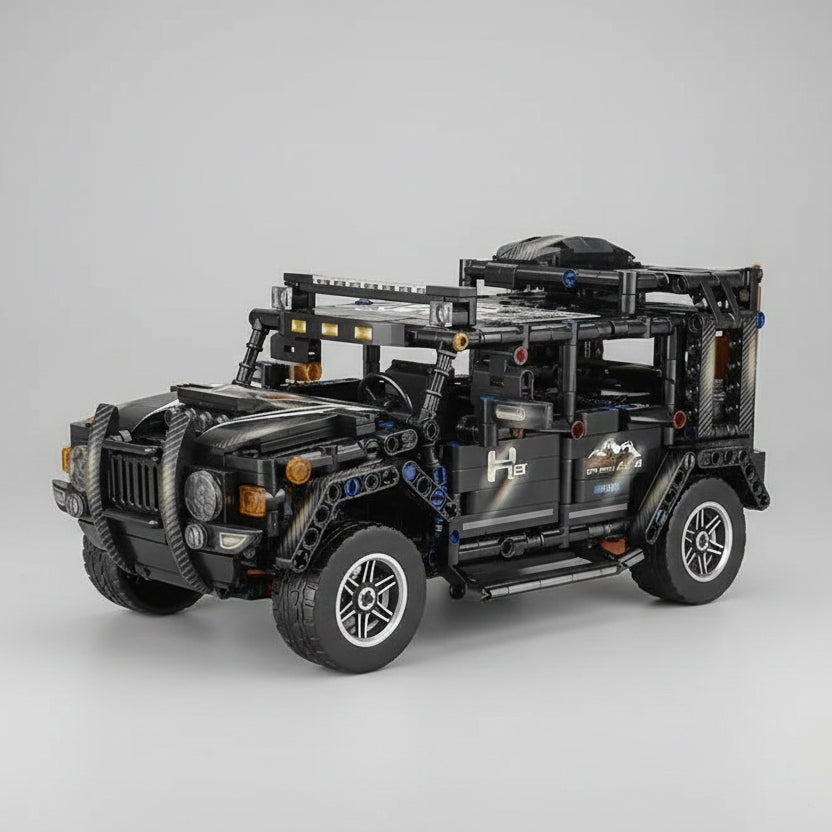 Offroad terreinwagen 4x4 | Bouwsteentjes