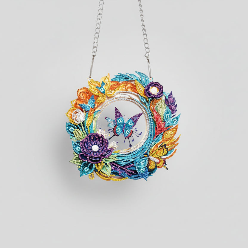 Decoratie hanger | Vlinders | Diamond painting