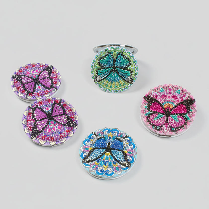 Vlinder spiegeltje | Diamond Painting