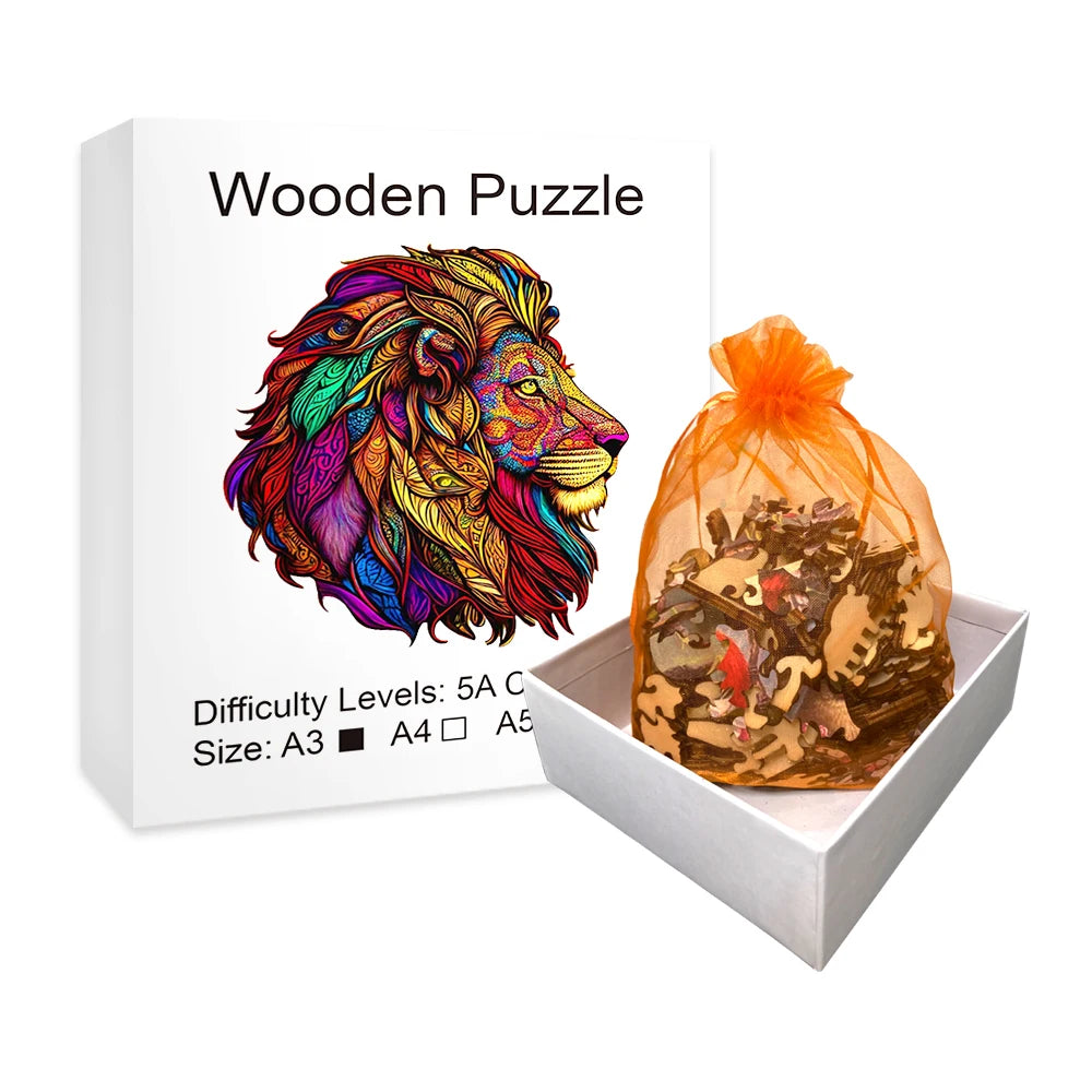 Leeuw | Houten Puzzel