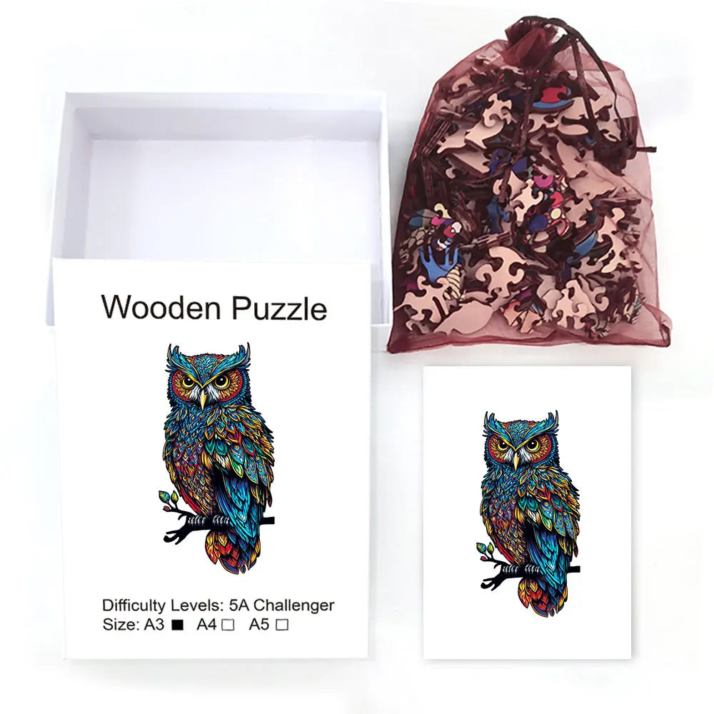 Mooie Uil | Houten Puzzel