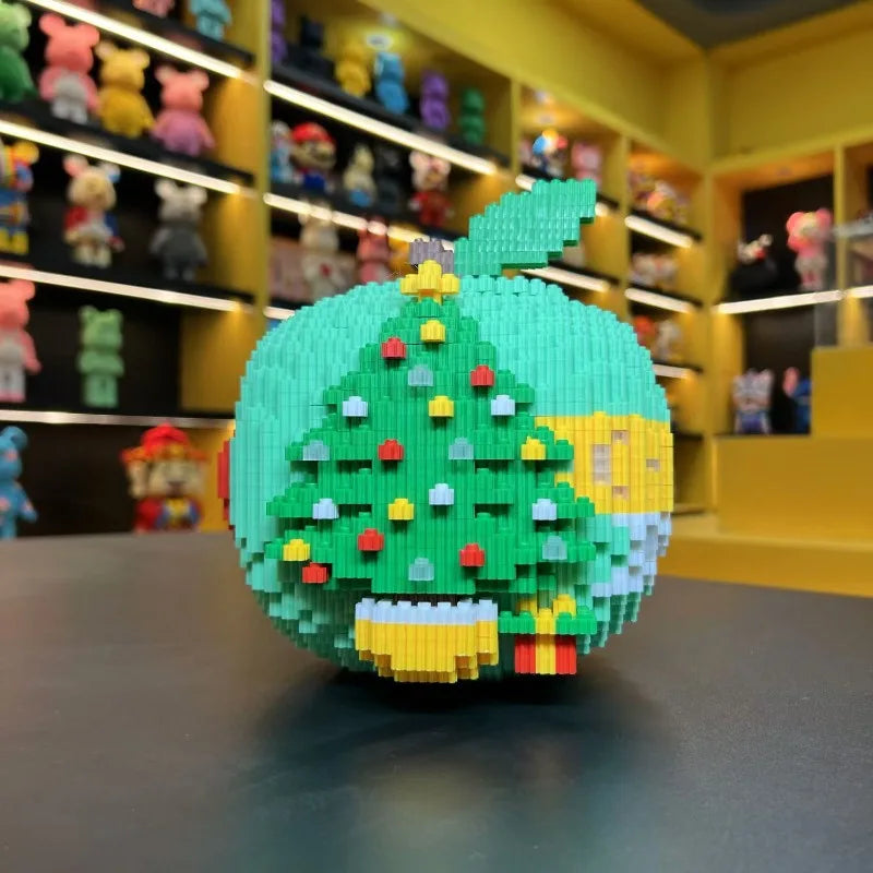 3D kerstappel | Bouwsteentjes