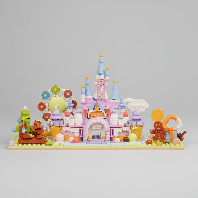 Kasteel in wolk | Bouwsteentjes