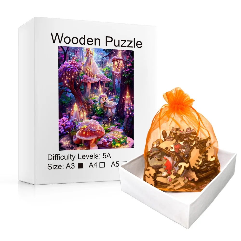 Fantasie Wereld | Houten Puzzel