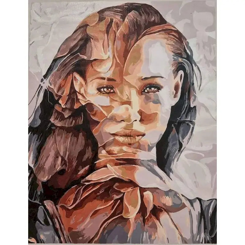 Abstracte vrouw | Schilderen op Nummer
