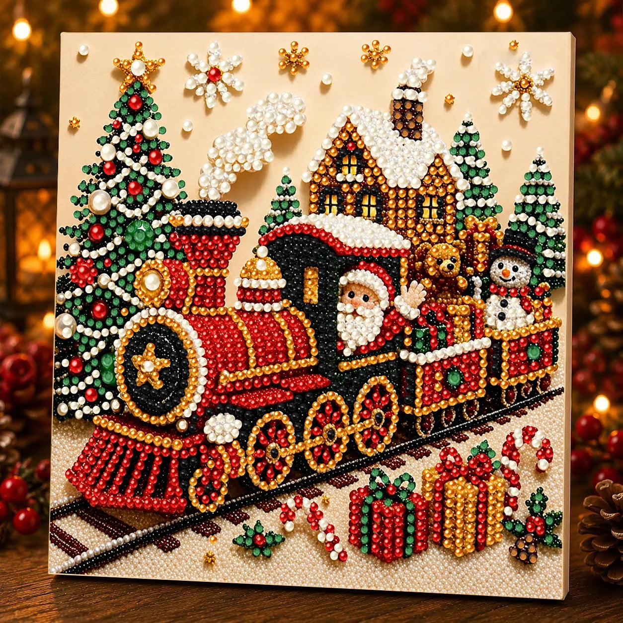 Kerst schilderijtje | Diamond painting