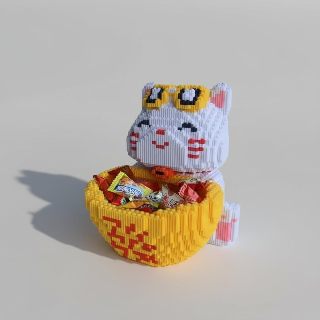 Katjes snoeppot | Bouwsteentjes