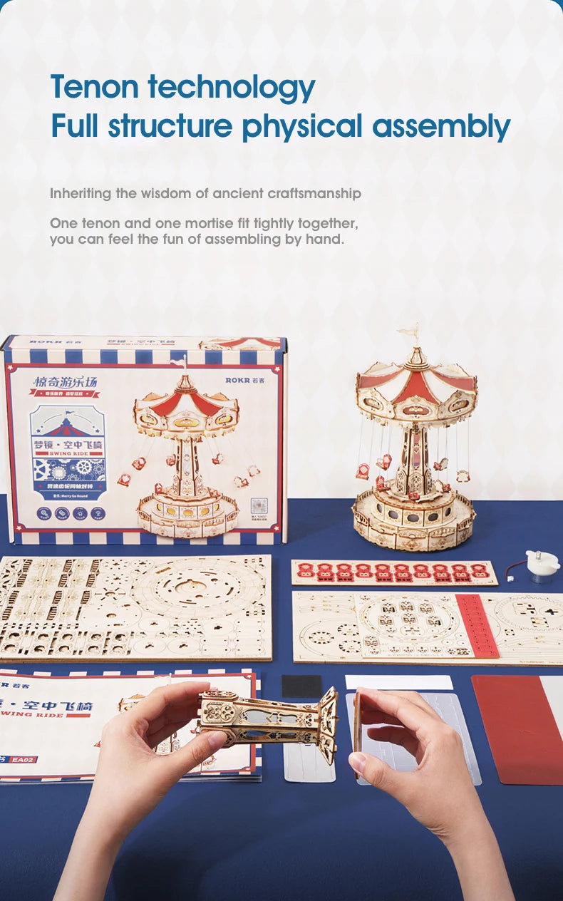 Zweefmolen | Houten Bouwpakketten