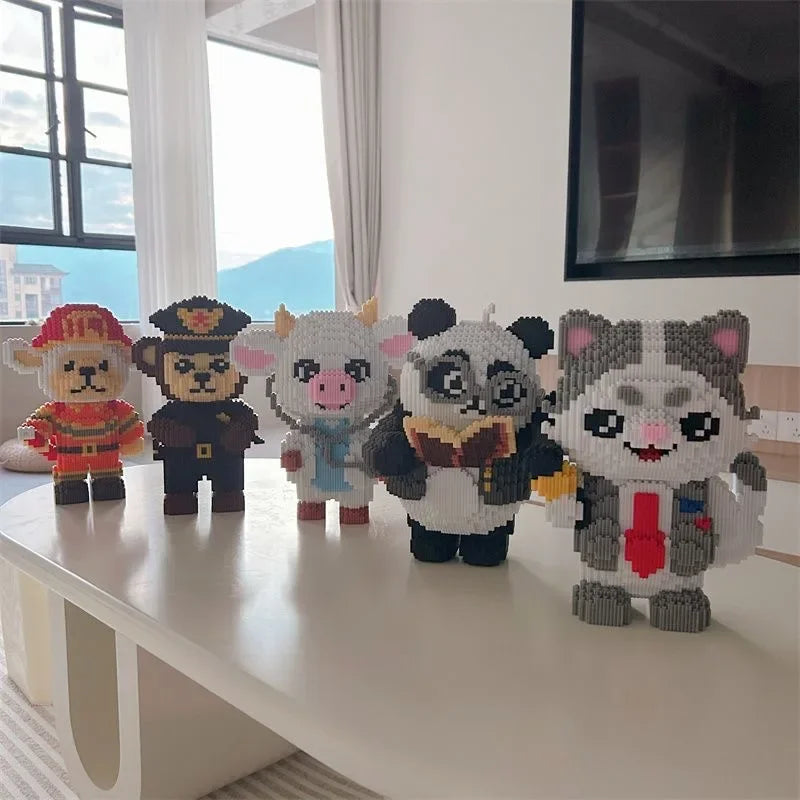 Panda met Boek | Bouwsteentjes