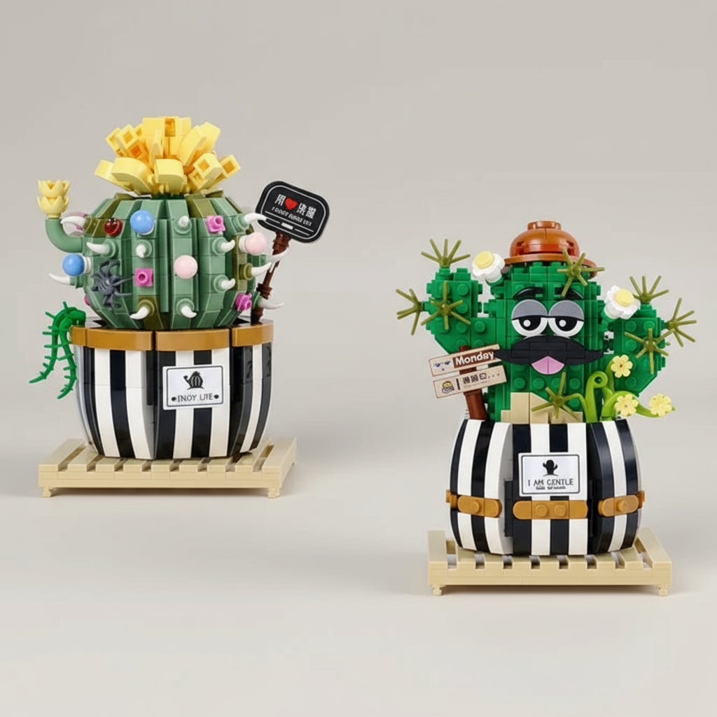 Grappige Cactus | Bouwsteentjes