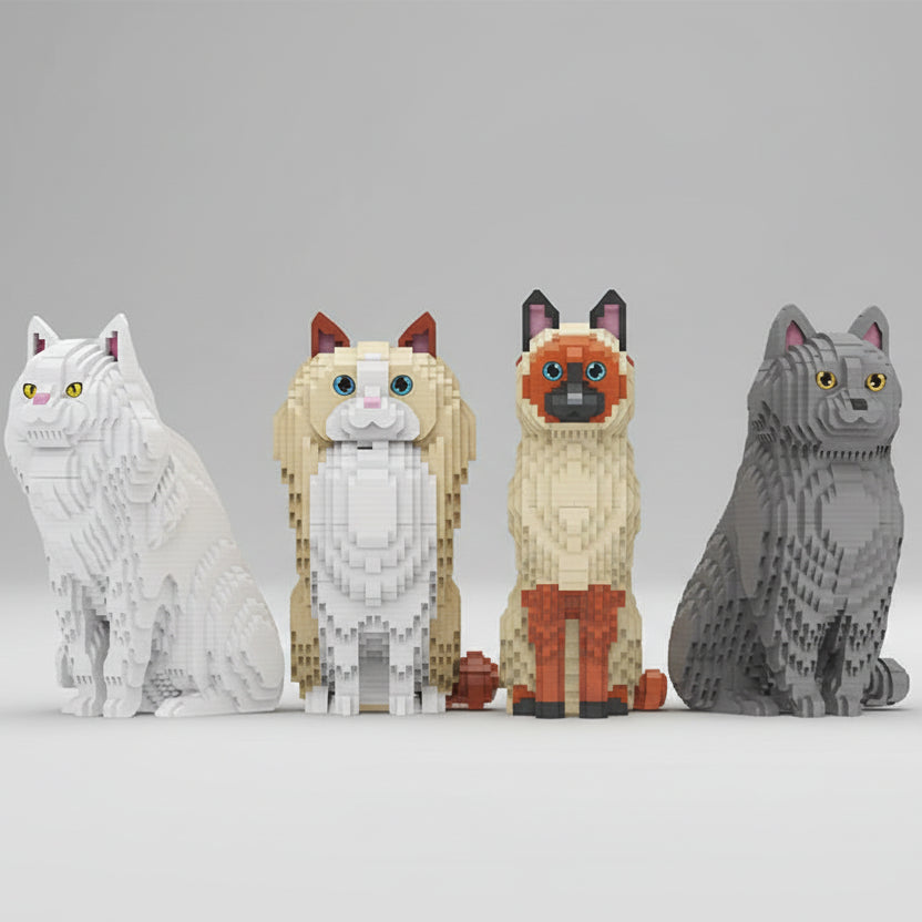 Siamese Kat | Bouwsteentjes