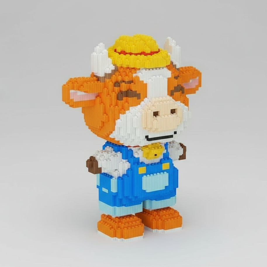 Koe met Tuinbroek | Bouwsteentjes