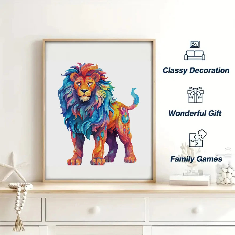 Stoere Leeuw | Houten Puzzel