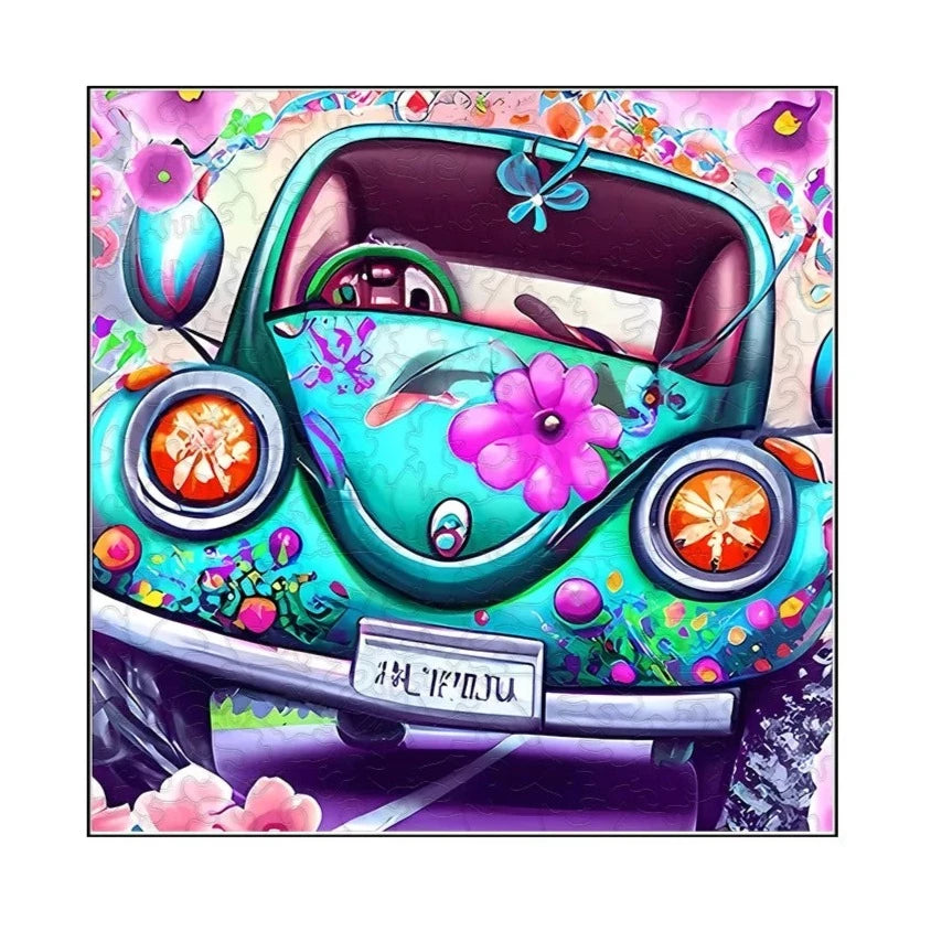 Leuke Auto | Houten Puzzel