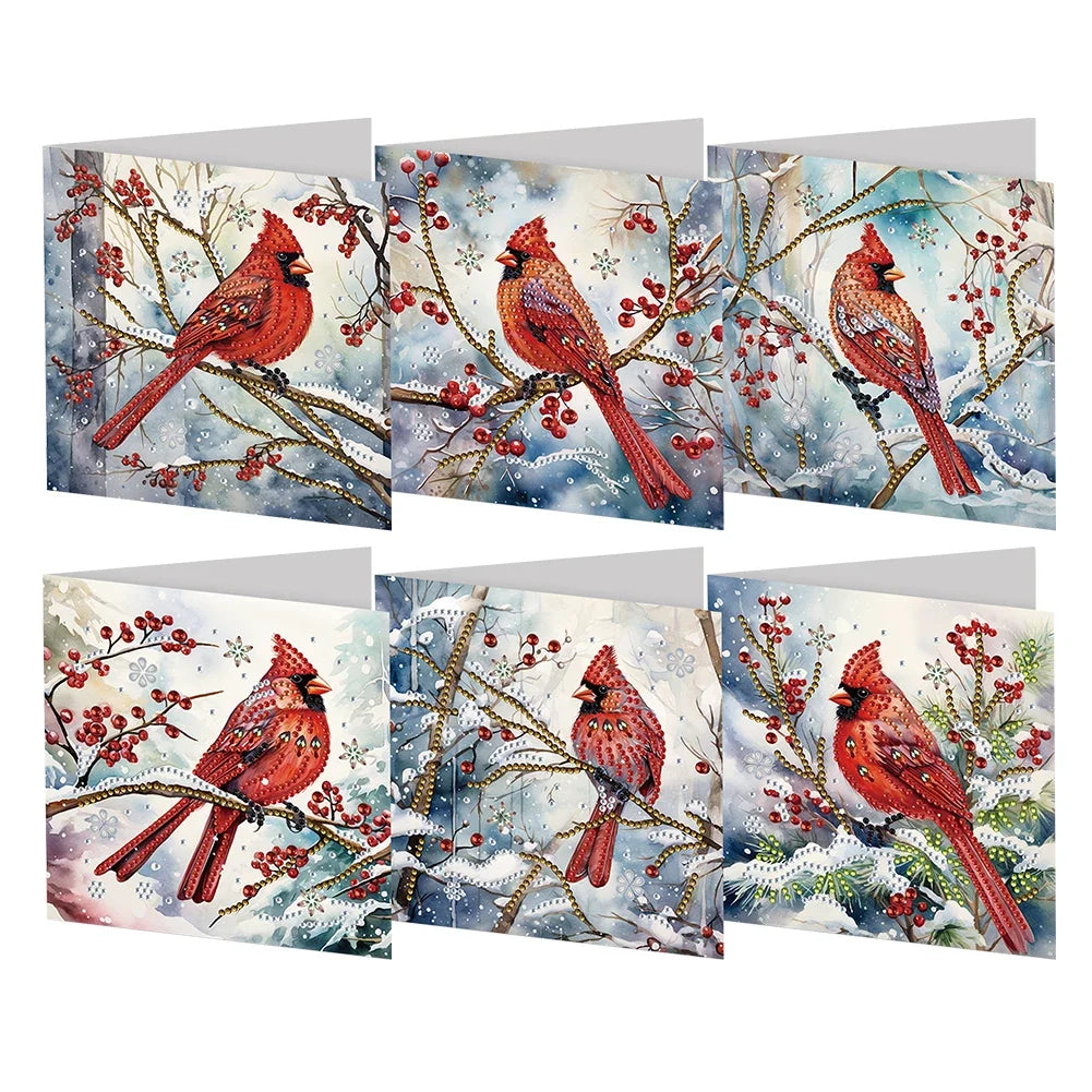 Verschillende Kaarten | 6 stuks | Diamond Painting