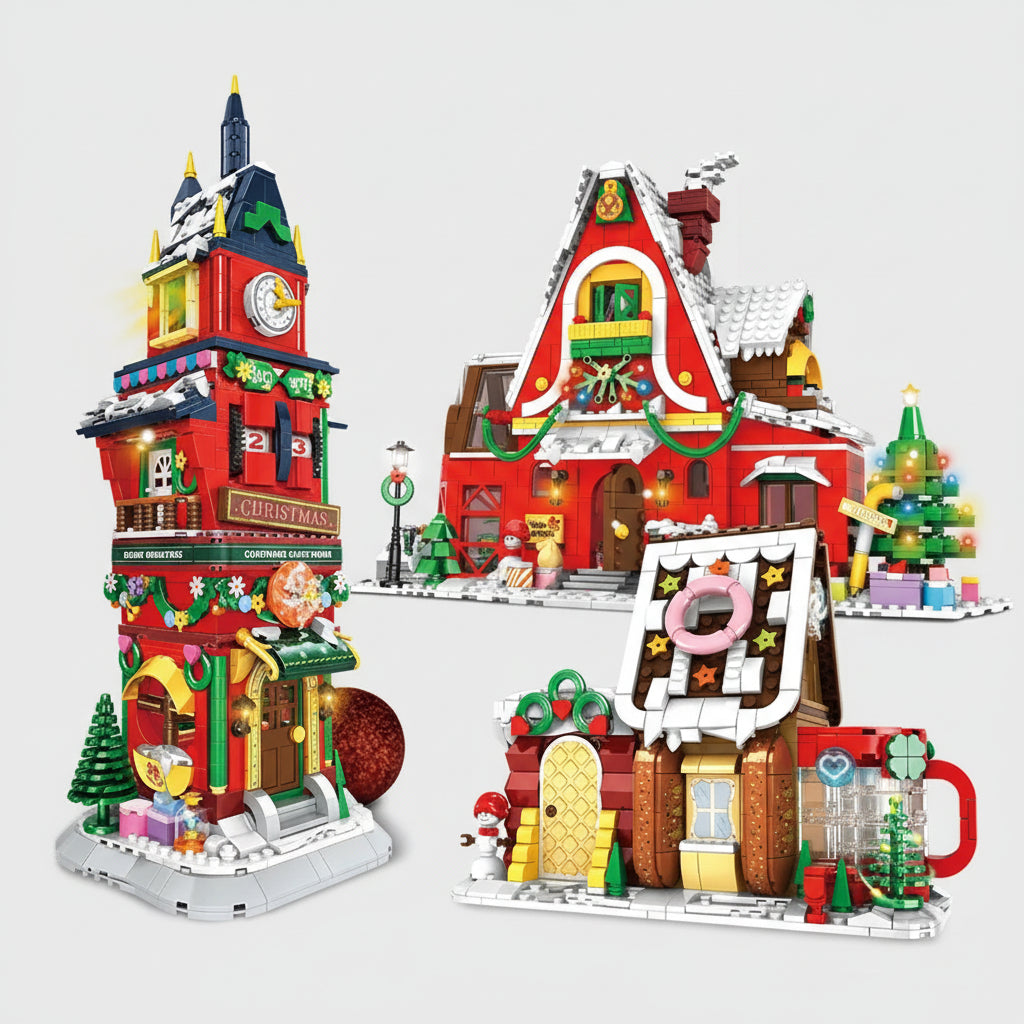 Cake huis pennenhouder | Bouwsteentjes