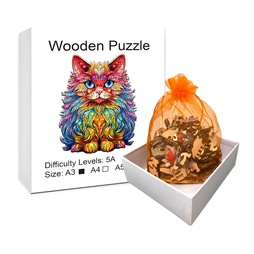 Perzische Kat | Houten Puzzel