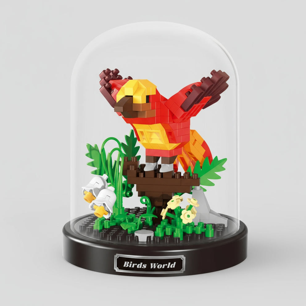 Dieren Wereld | 6 dieren | Bouwsteentjes