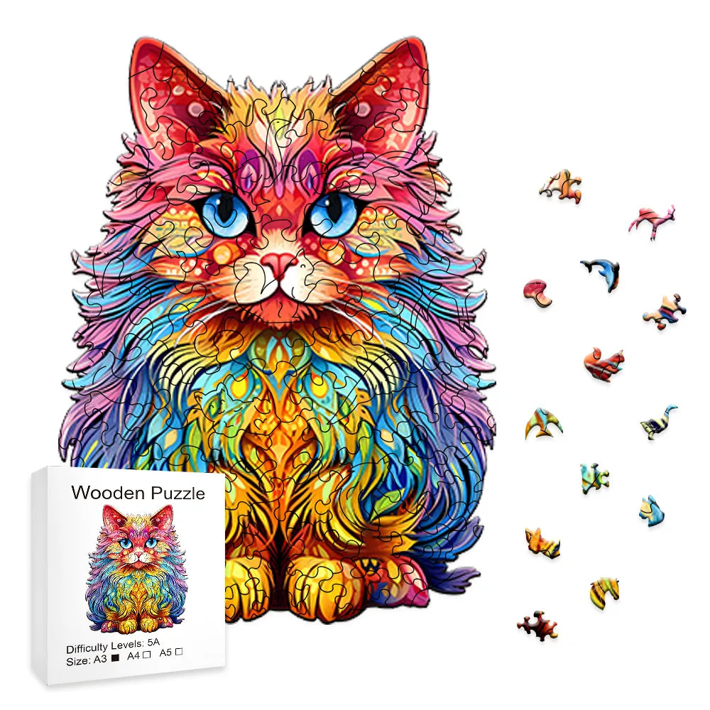 Perzische Kat | Houten Puzzel