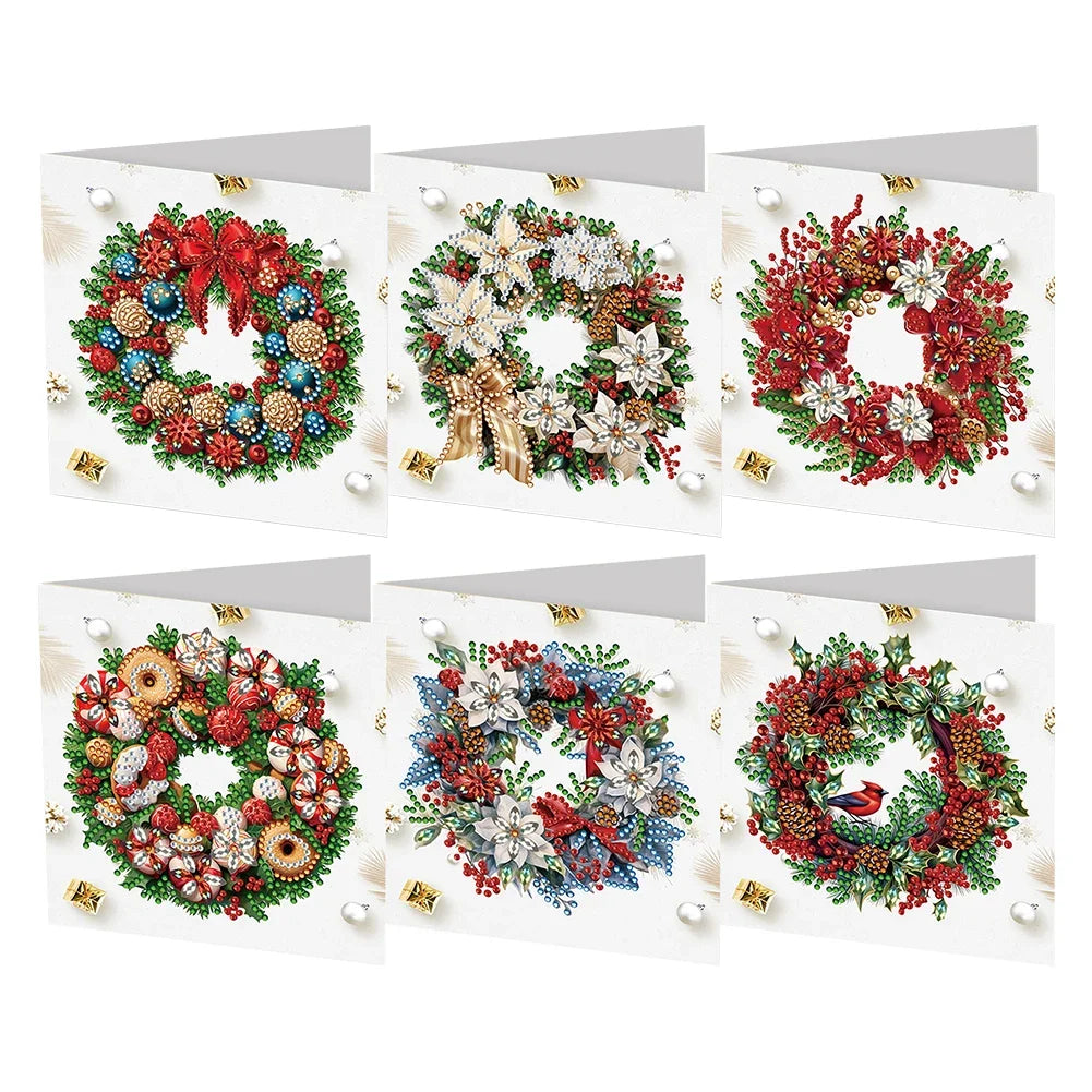 Verschillende Kaarten | 6 stuks | Diamond Painting
