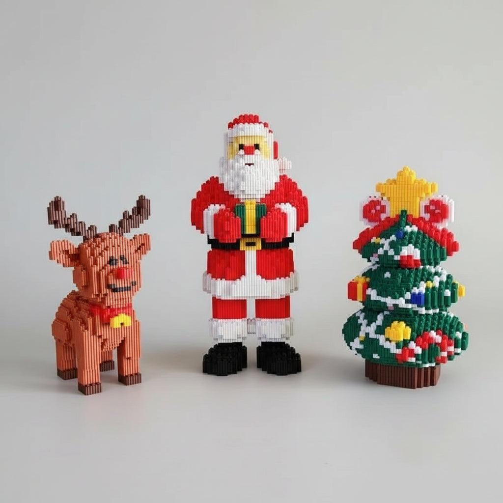 Kerstboom met versiering | Bouwsteentjes